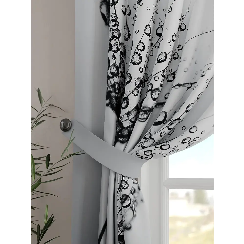 Фото 3 Комплект штор на шторной ленте Comfy Way Рифиртер 150x160 см цвет белый Фото 3 Комплект штор на шторной ленте Comfy Way Рифиртер 150x160 см цвет белый