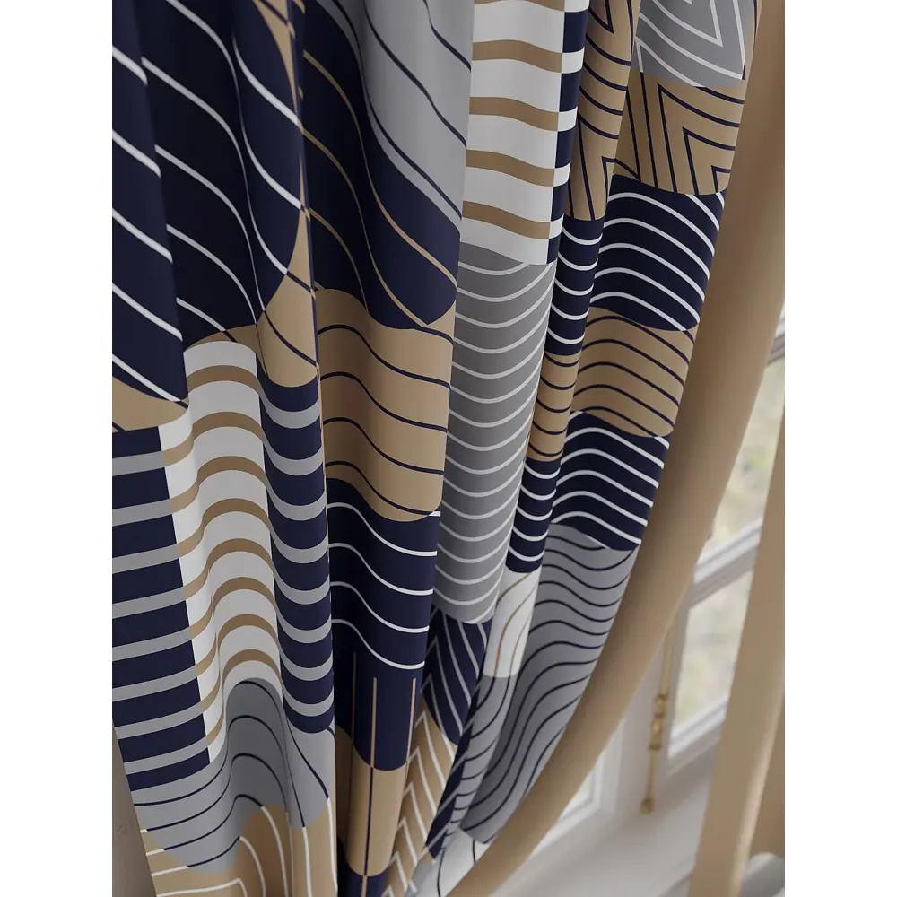 Фото 2 Комплект штор на шторной ленте Comfy Way Фарвиат 150x160 см цвет бежевый Фото 2 Комплект штор на шторной ленте Comfy Way Фарвиат 150x160 см цвет бежевый