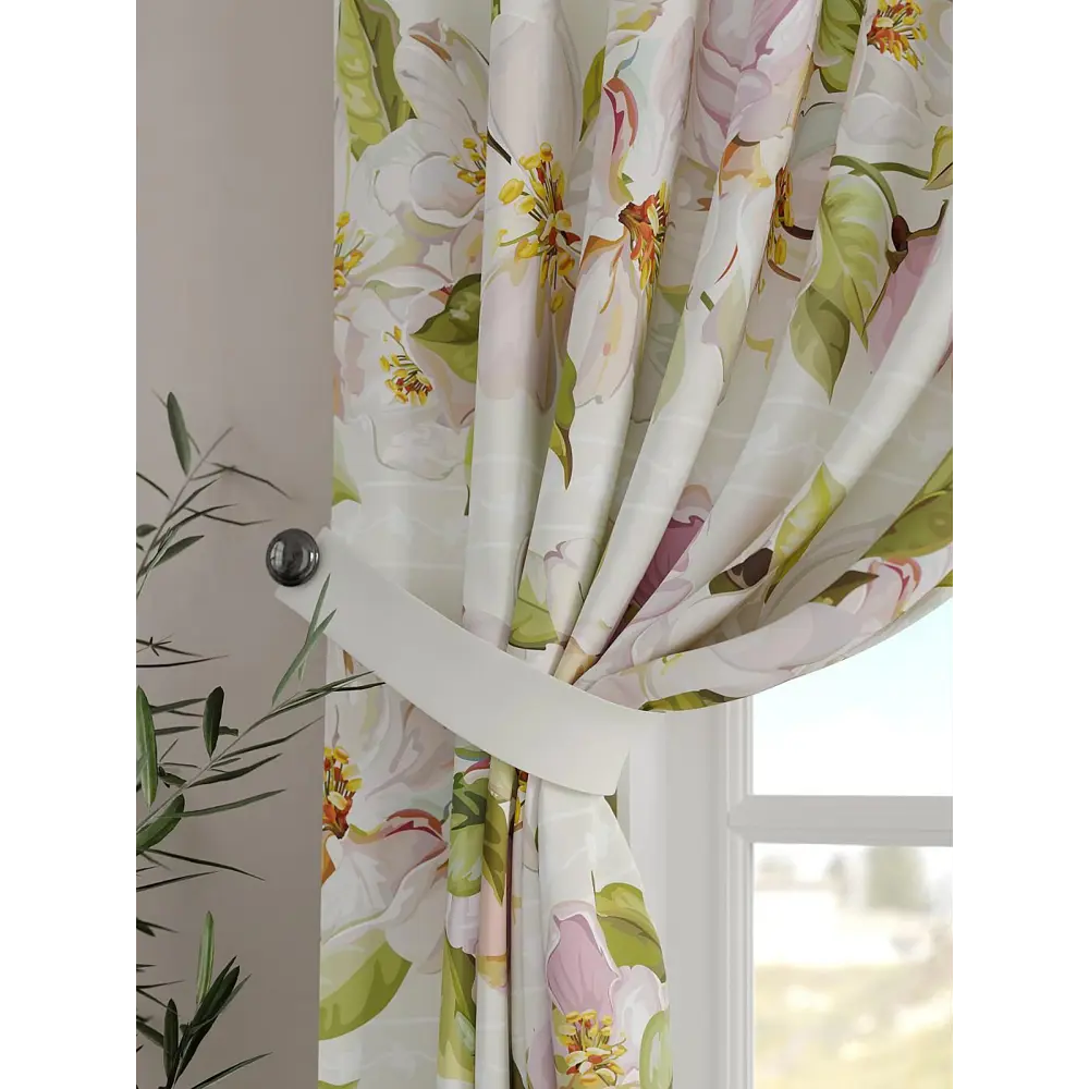 Фото 3 Комплект штор на шторной ленте Comfy Way Фирилат 150x160 см цвет бежевый Фото 3 Комплект штор на шторной ленте Comfy Way Фирилат 150x160 см цвет бежевый