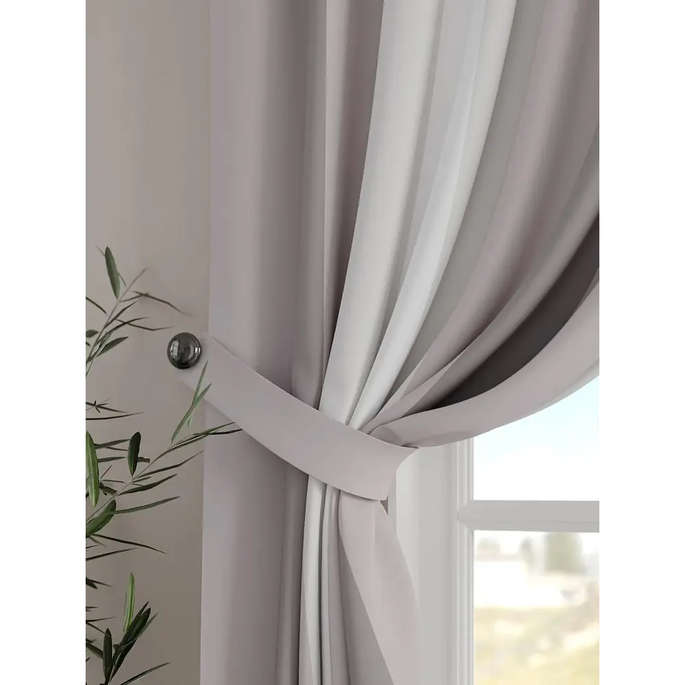 Фото 3 Комплект штор на шторной ленте Comfy Way Мирфират 150x160 см цвет белый Фото 3 Комплект штор на шторной ленте Comfy Way Мирфират 150x160 см цвет белый