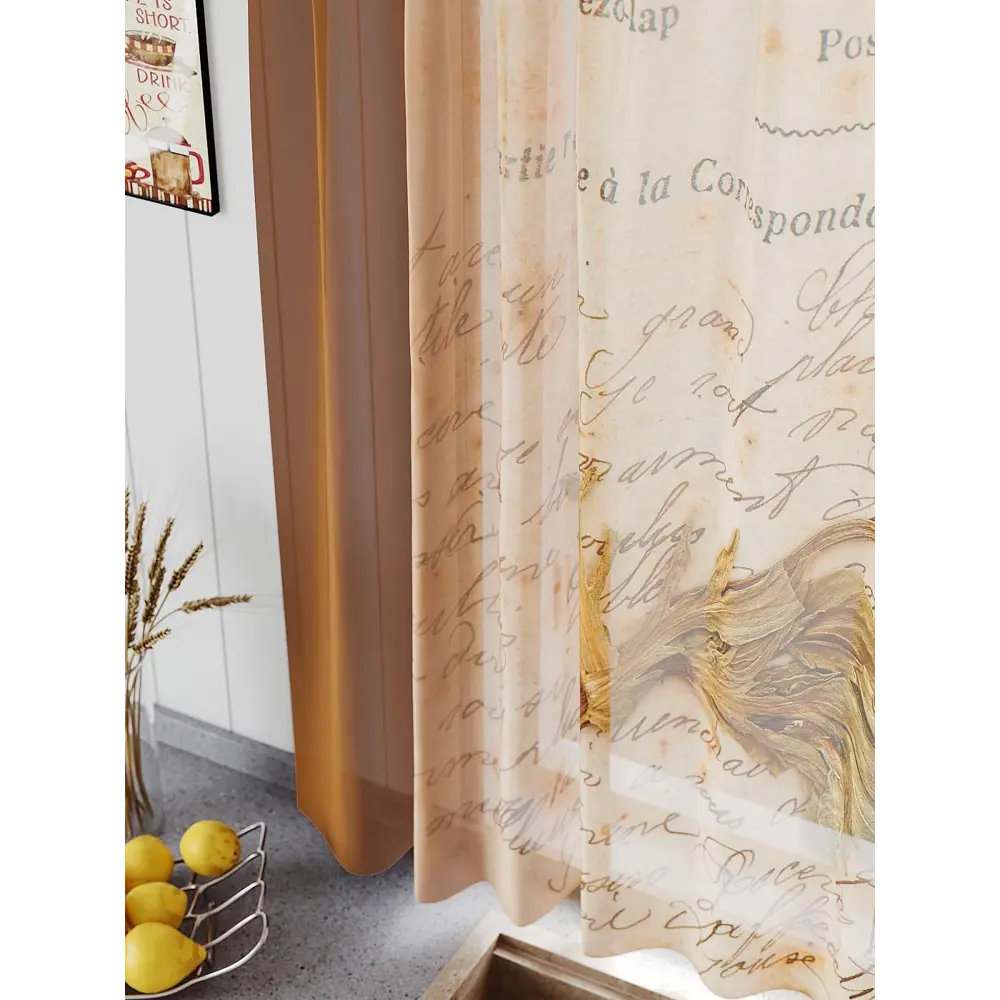 Фото 4 Тюль на шторной ленте Comfy Way Линфорт - 667 300x150 см цвет бежевый Фото 4 Тюль на шторной ленте Comfy Way Линфорт - 667 300x150 см цвет бежевый