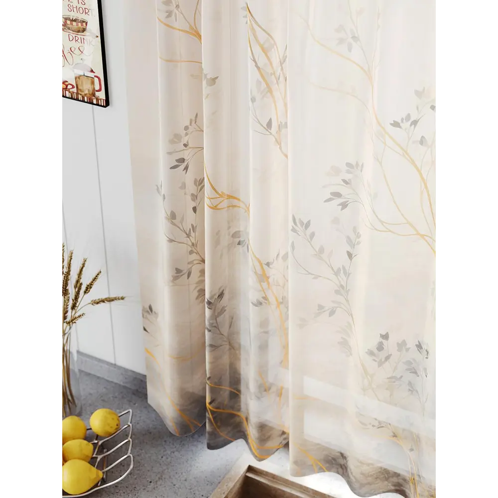 Фото 4 Тюль на шторной ленте Comfy Way Линфорт - 727 300x150 см цвет бежевый Фото 4 Тюль на шторной ленте Comfy Way Линфорт - 727 300x150 см цвет бежевый