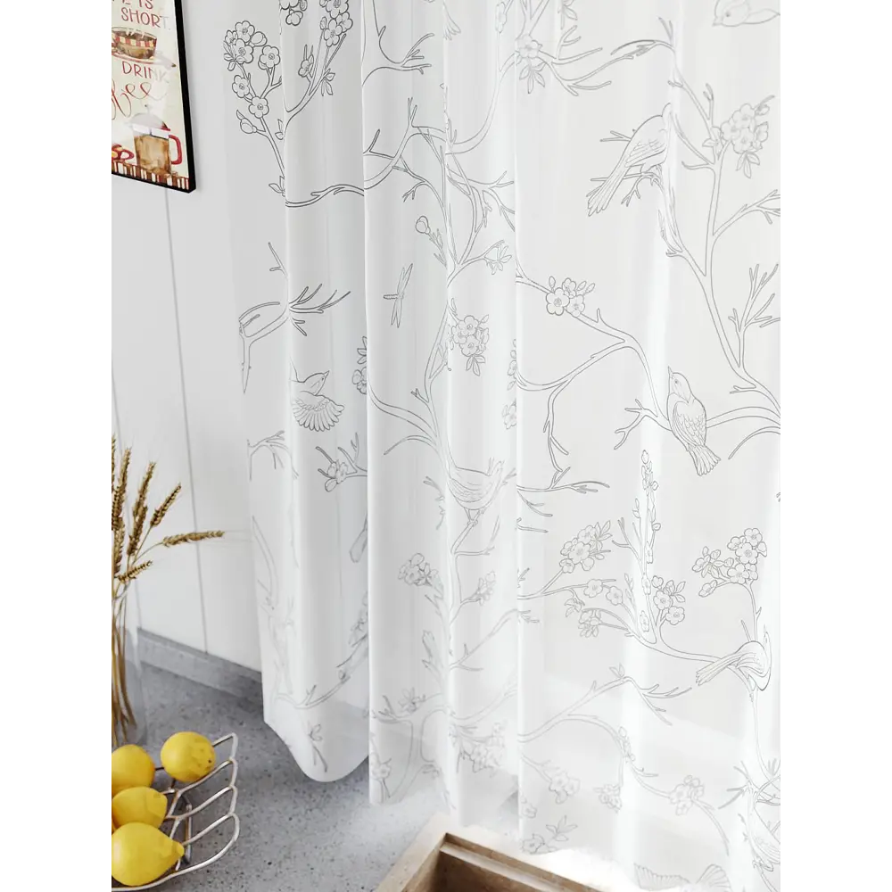 Фото 4 Тюль на шторной ленте Comfy Way Линфорт - 723 300x150 см цвет белый Фото 4 Тюль на шторной ленте Comfy Way Линфорт - 723 300x150 см цвет белый