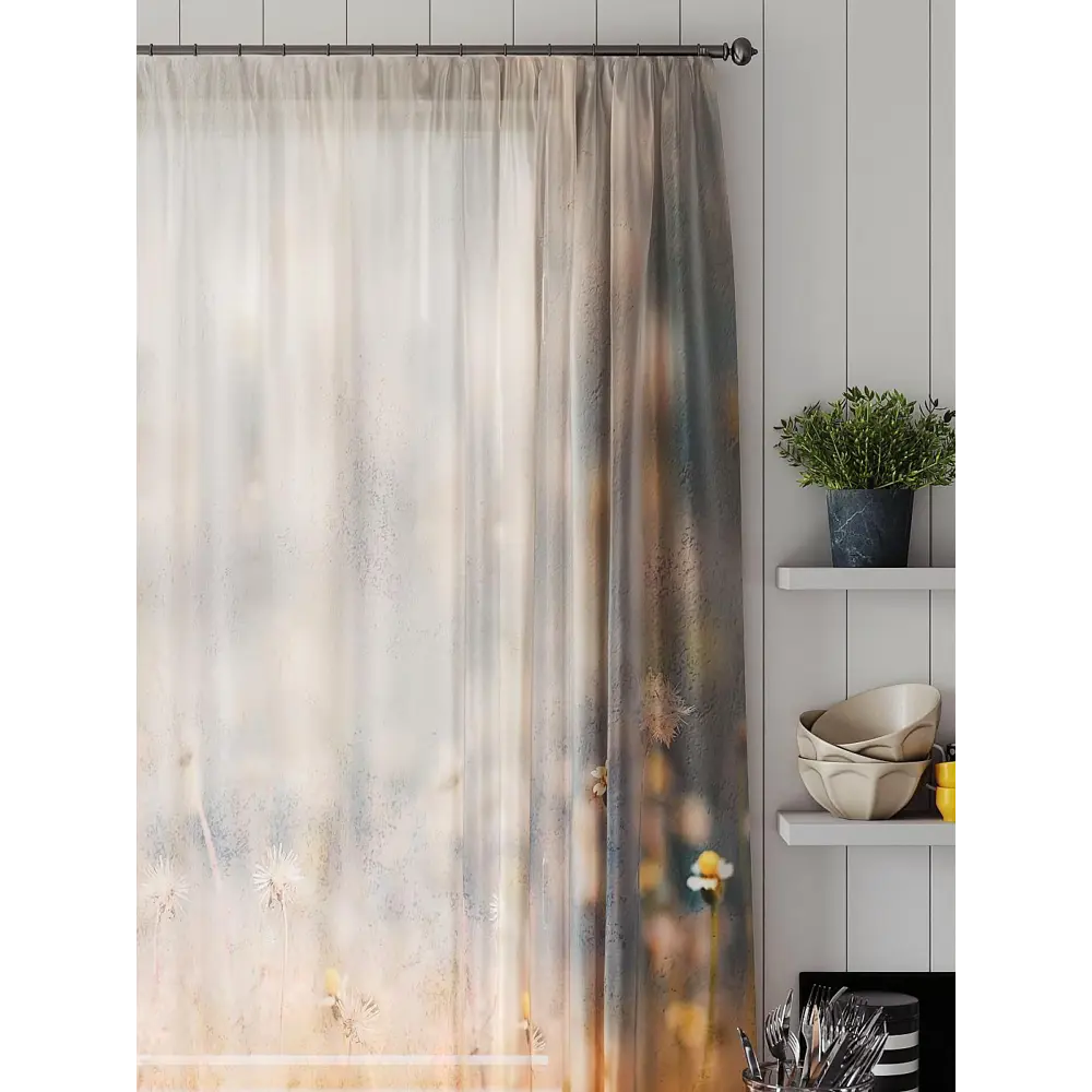 Фото 2 Тюль на шторной ленте Comfy Way Линфорт - 685 300x150 см цвет бежевый Фото 2 Тюль на шторной ленте Comfy Way Линфорт - 685 300x150 см цвет бежевый