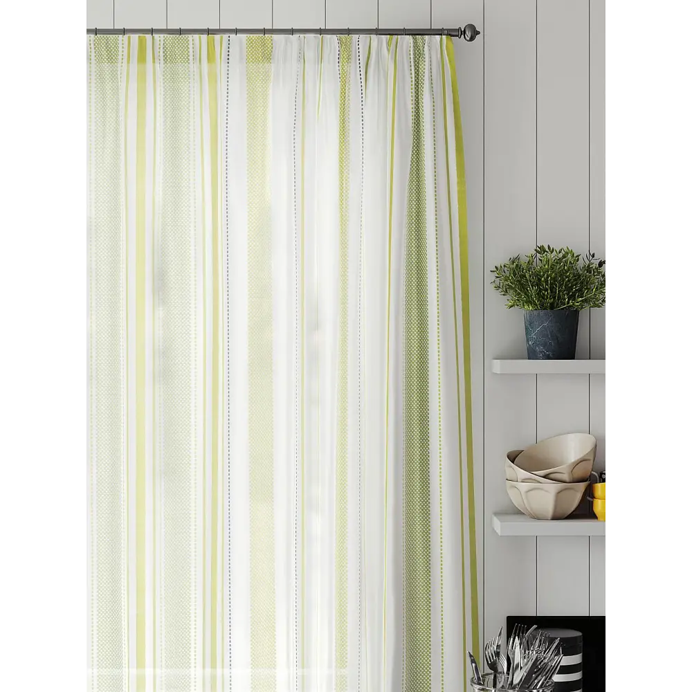 Фото 3 Тюль на шторной ленте Comfy Way Линфорт - 710 300x150 см цвет белый Фото 3 Тюль на шторной ленте Comfy Way Линфорт - 710 300x150 см цвет белый