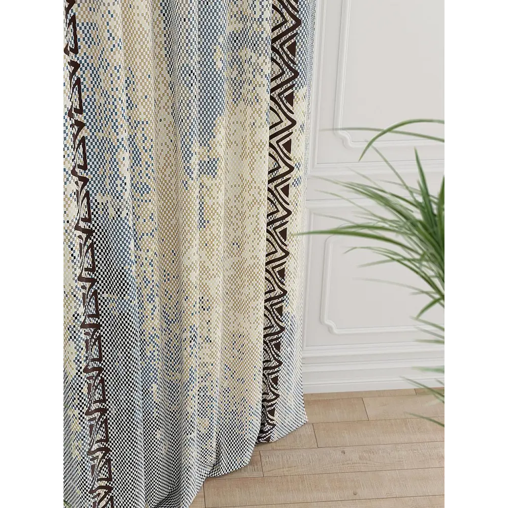 Фото Штора на шторной ленте Comfy Way Миланвиарс 150x250 см цвет светло-серый Фото Штора на шторной ленте Comfy Way Миланвиарс 150x250 см цвет светло-серый
