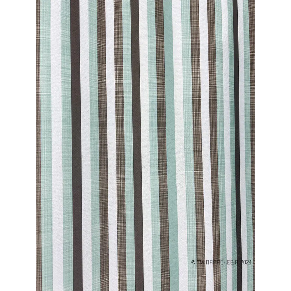Фото 4 Комплект штор на шторной ленте Параскева Полоска 150x275 цвет коричневый Фото 4 Комплект штор на шторной ленте Параскева Полоска 150x275 цвет коричневый
