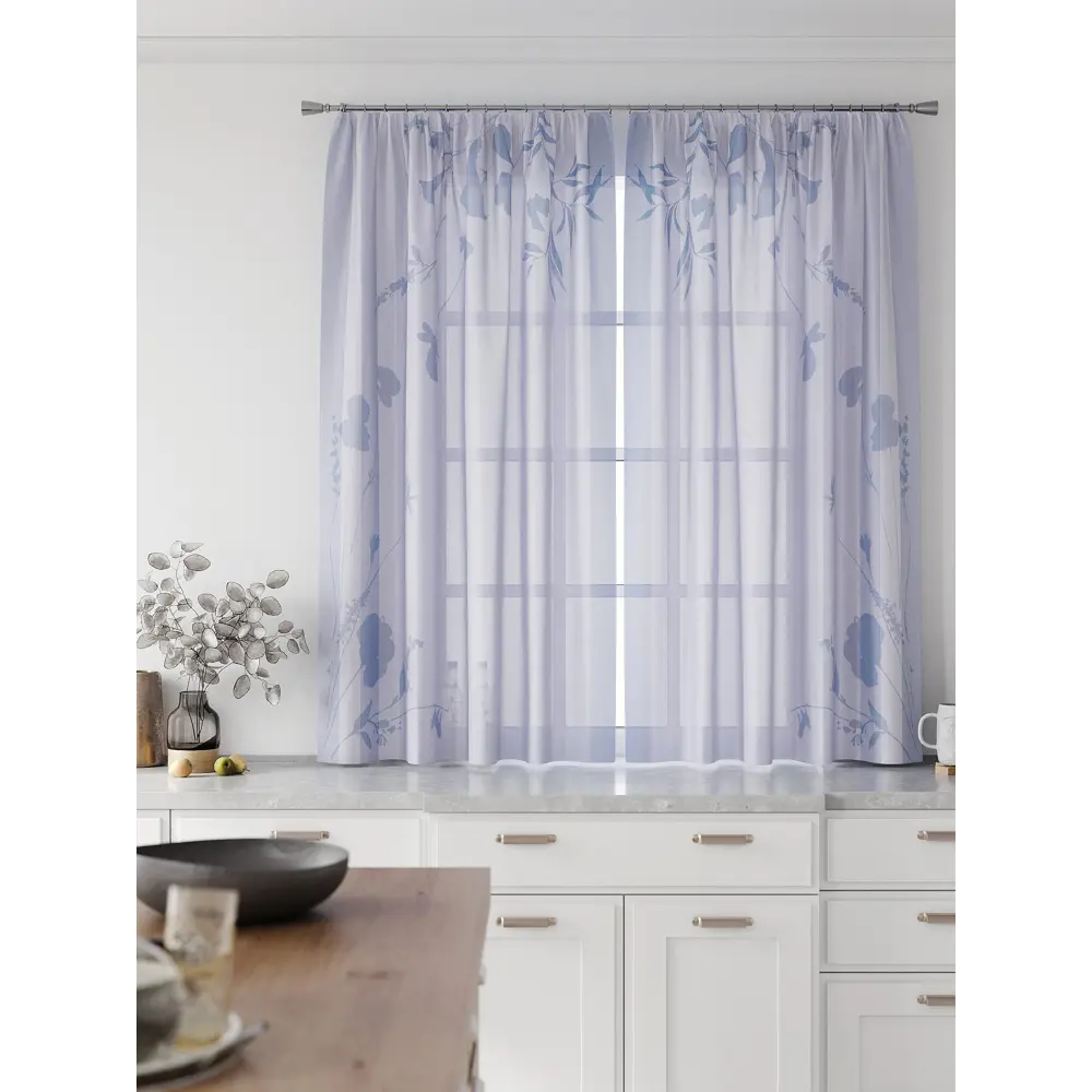 Фото 4 Комплект тюль 2 шт на ленте Comfy Way Свилс - 108 CW579108 150x160 см вуаль цвет фиолетовый Фото 4 Комплект тюль 2 шт на ленте Comfy Way Свилс - 108 CW579108 150x160 см вуаль цвет фиолетовый