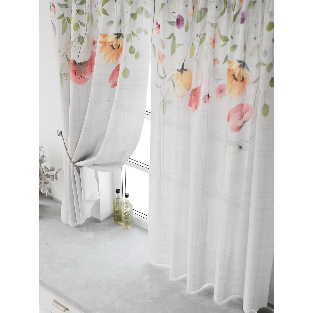Фото 5 Комплект тюль 2 шт на ленте Comfy Way Свилс - 116 CW579116 150x160 см вуаль цвет зеленый Фото 5 Комплект тюль 2 шт на ленте Comfy Way Свилс - 116 CW579116 150x160 см вуаль цвет зеленый