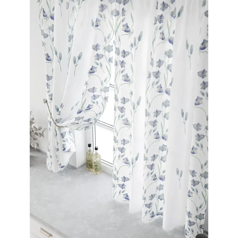 Фото 5 Комплект тюль 2 шт на ленте Comfy Way Свилс - 121 CW579121 150x160 см вуаль цвет зеленый Фото 5 Комплект тюль 2 шт на ленте Comfy Way Свилс - 121 CW579121 150x160 см вуаль цвет зеленый