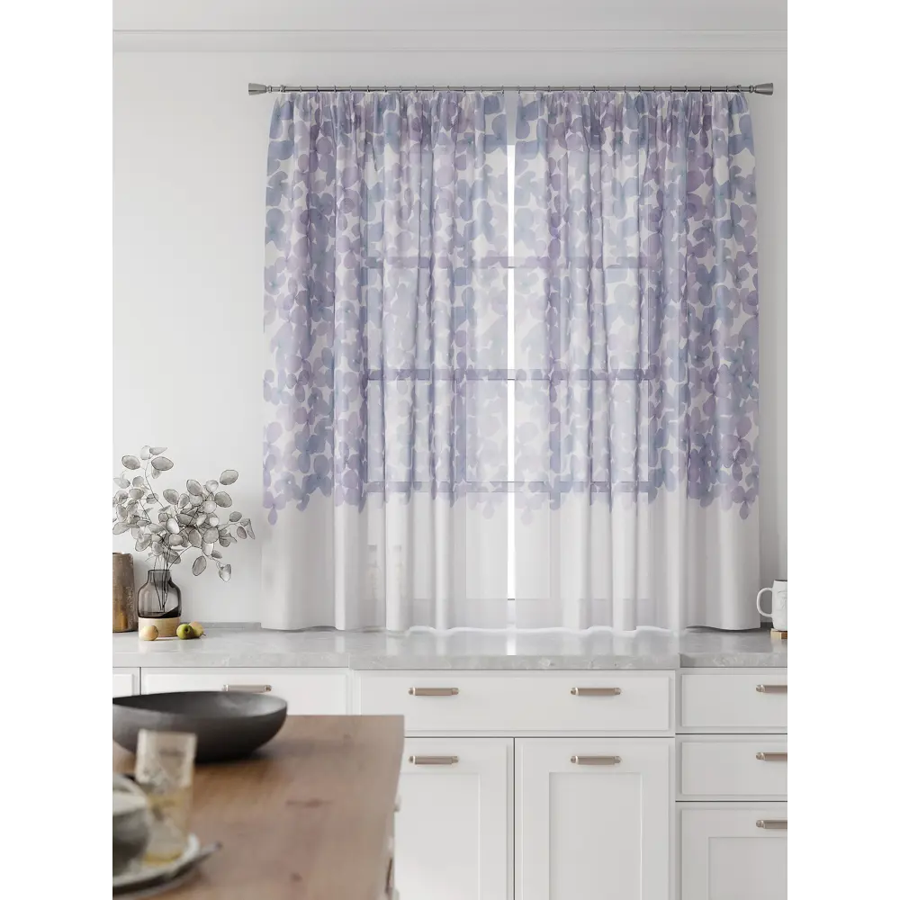 Фото 4 Комплект тюль 2 шт на ленте Comfy Way Свилс - 168 CW579168 150x160 см вуаль цвет серый Фото 4 Комплект тюль 2 шт на ленте Comfy Way Свилс - 168 CW579168 150x160 см вуаль цвет серый