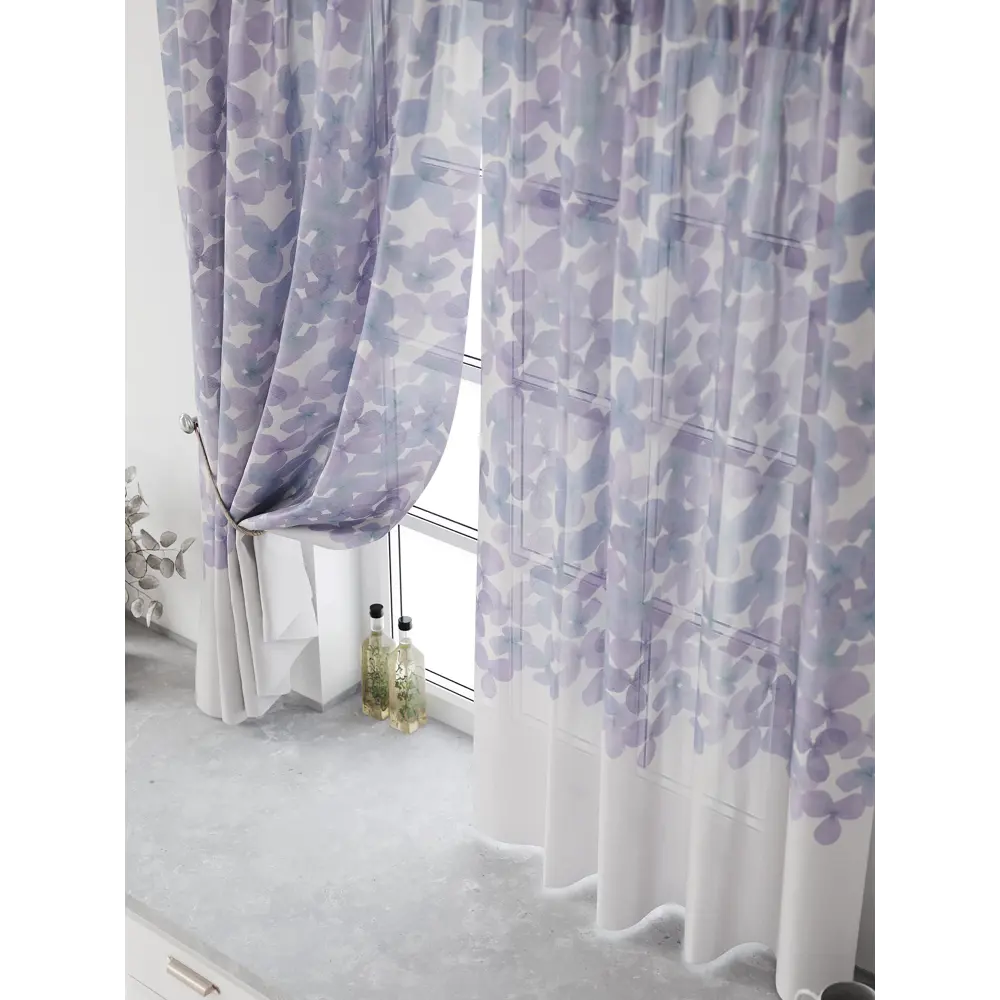 Фото 5 Комплект тюль 2 шт на ленте Comfy Way Свилс - 168 CW579168 150x160 см вуаль цвет серый Фото 5 Комплект тюль 2 шт на ленте Comfy Way Свилс - 168 CW579168 150x160 см вуаль цвет серый