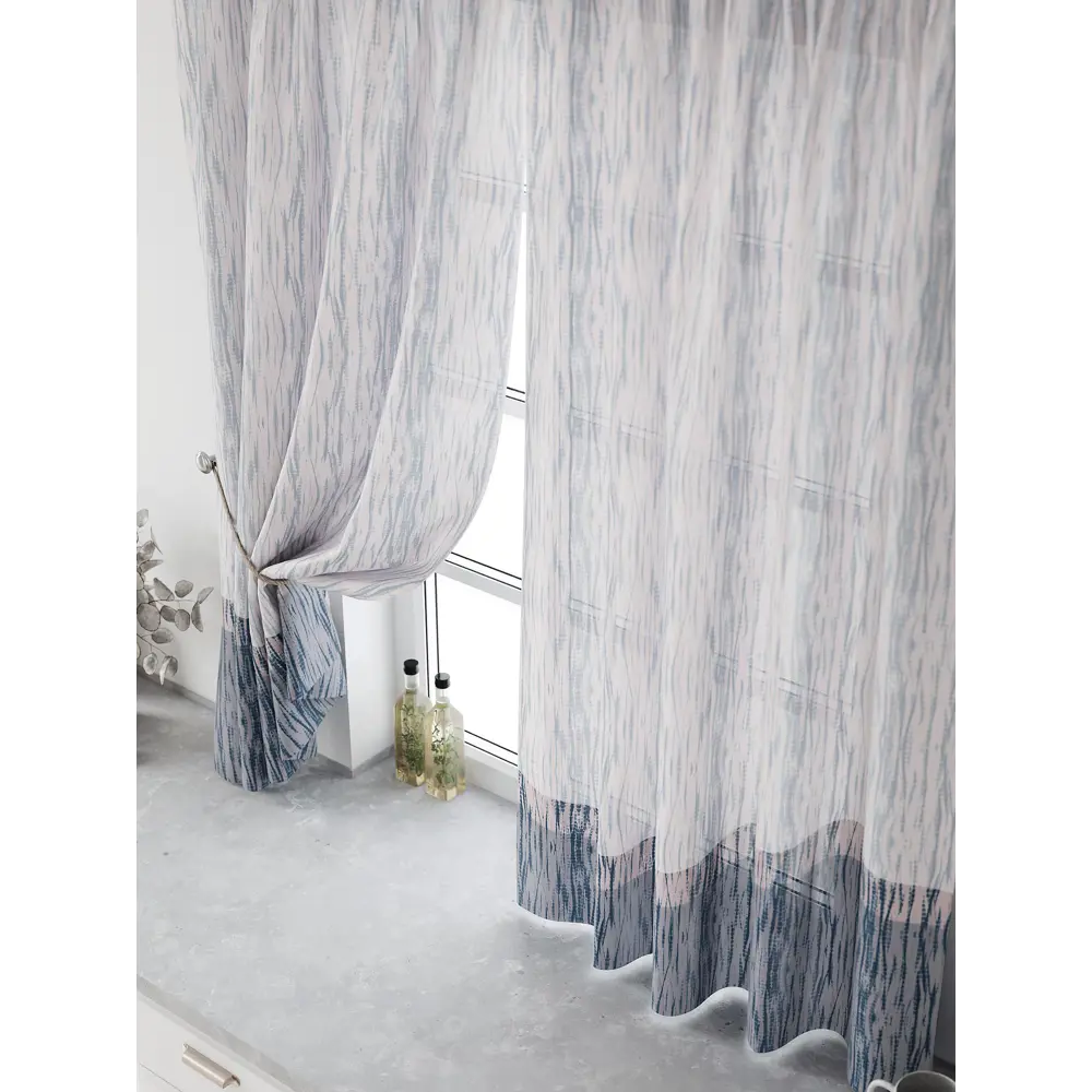 Фото 5 Комплект тюль 2 шт на ленте Comfy Way Свилс - 197 CW579197 150x160 см вуаль цвет серый Фото 5 Комплект тюль 2 шт на ленте Comfy Way Свилс - 197 CW579197 150x160 см вуаль цвет серый
