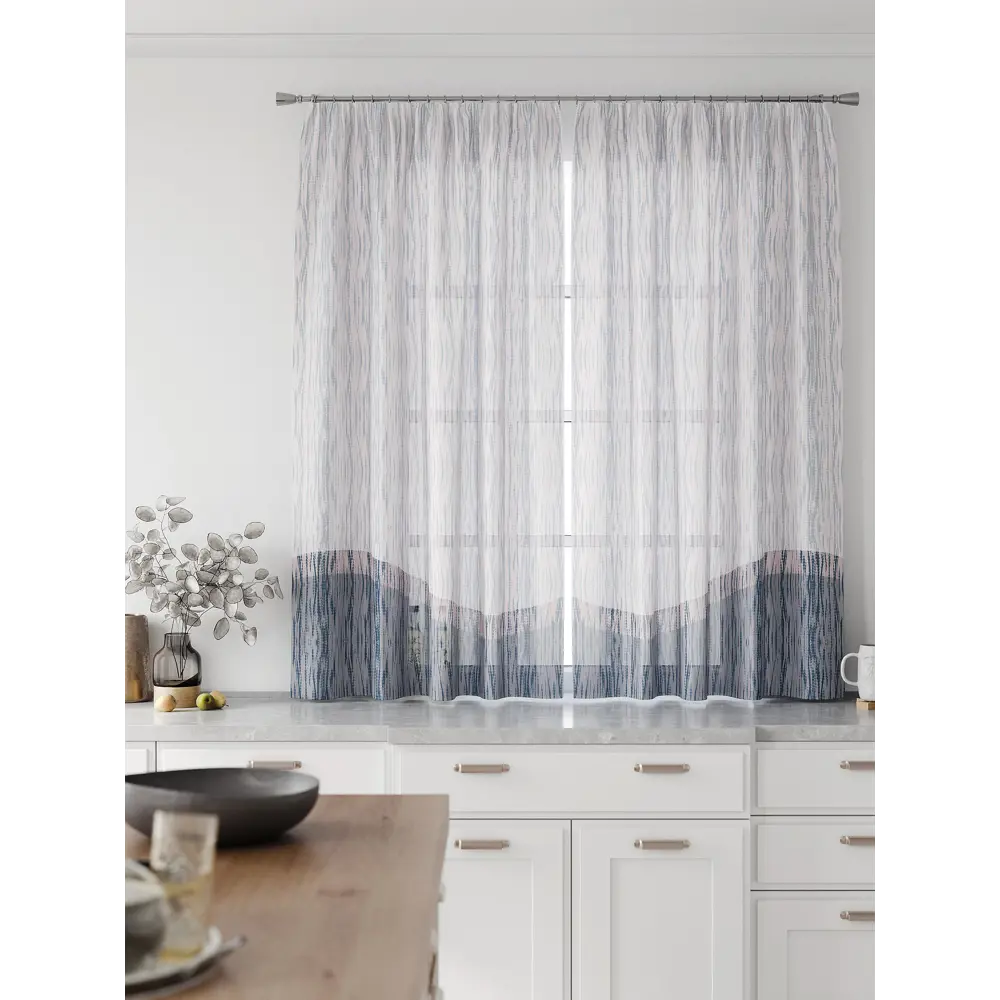 Фото 4 Комплект тюль 2 шт на ленте Comfy Way Свилс - 197 CW579197 150x160 см вуаль цвет серый Фото 4 Комплект тюль 2 шт на ленте Comfy Way Свилс - 197 CW579197 150x160 см вуаль цвет серый