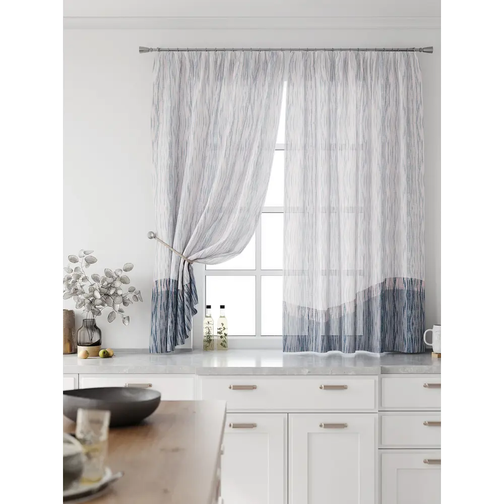 Фото 3 Комплект тюль 2 шт на ленте Comfy Way Свилс - 197 CW579197 150x160 см вуаль цвет серый Фото 3 Комплект тюль 2 шт на ленте Comfy Way Свилс - 197 CW579197 150x160 см вуаль цвет серый