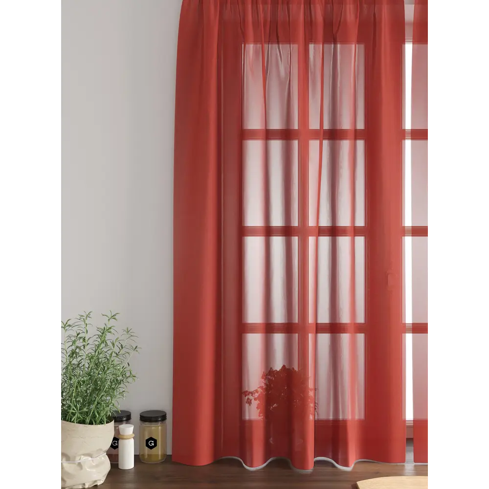 Фото 6 Комплект тюль 2 шт на ленте Comfy Way Свилс - 44 CW579044 150x160 см вуаль цвет желтый Фото 6 Комплект тюль 2 шт на ленте Comfy Way Свилс - 44 CW579044 150x160 см вуаль цвет желтый