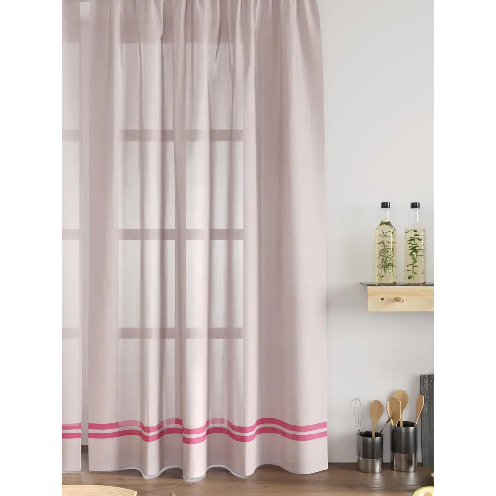 Фото 5 Комплект тюль 2 шт на ленте Comfy Way Свилс - 51 CW579051 150x160 см вуаль цвет красный Фото 5 Комплект тюль 2 шт на ленте Comfy Way Свилс - 51 CW579051 150x160 см вуаль цвет красный