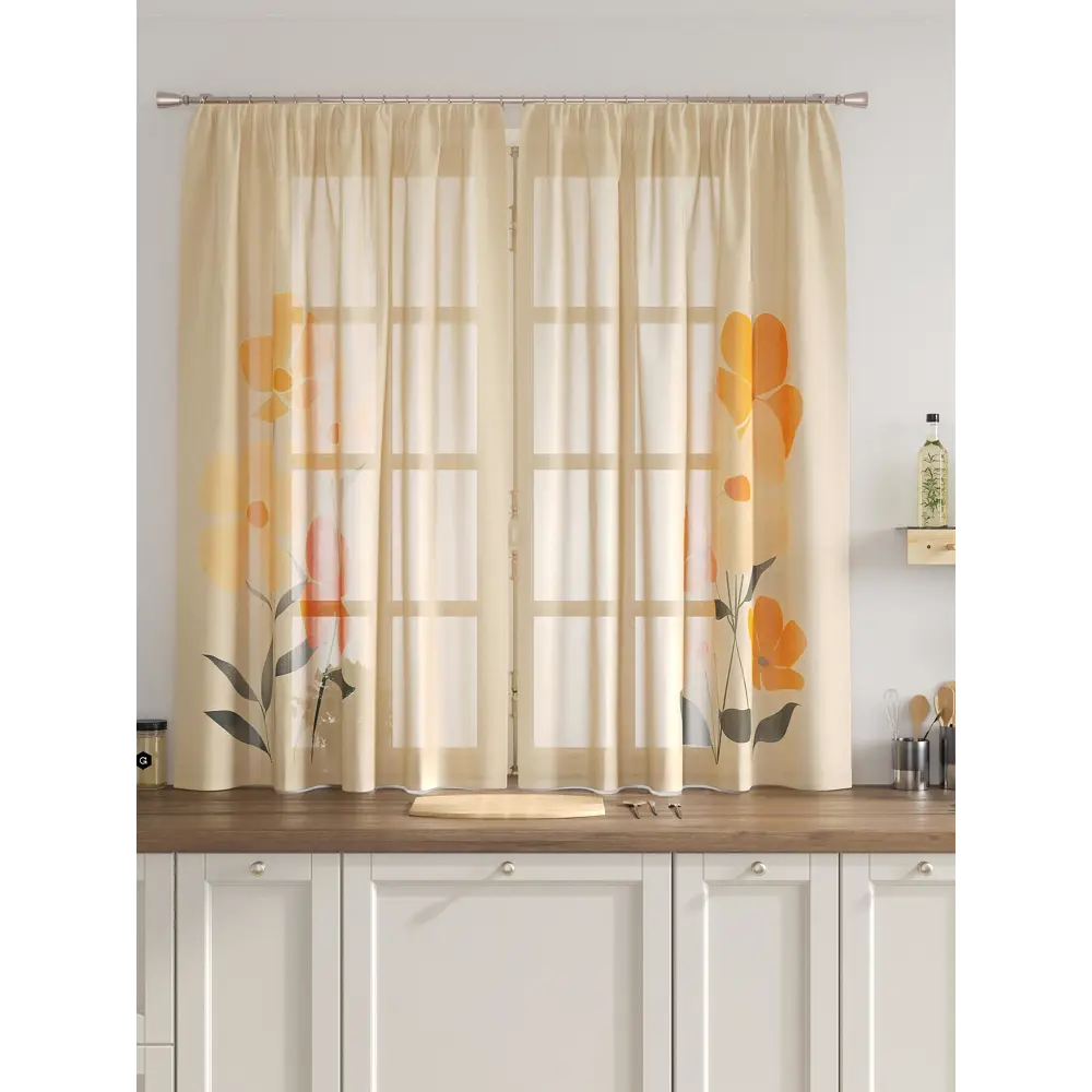 Фото 3 Комплект тюль 2 шт на ленте Comfy Way Свилс - 48 CW579048 150x160 см вуаль цвет серый Фото 3 Комплект тюль 2 шт на ленте Comfy Way Свилс - 48 CW579048 150x160 см вуаль цвет серый