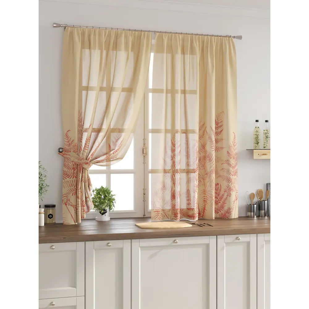 Фото Комплект тюль 2 шт на ленте Comfy Way Свилс - 52 CW579052 150x160 см вуаль цвет оранжевый Фото Комплект тюль 2 шт на ленте Comfy Way Свилс - 52 CW579052 150x160 см вуаль цвет оранжевый