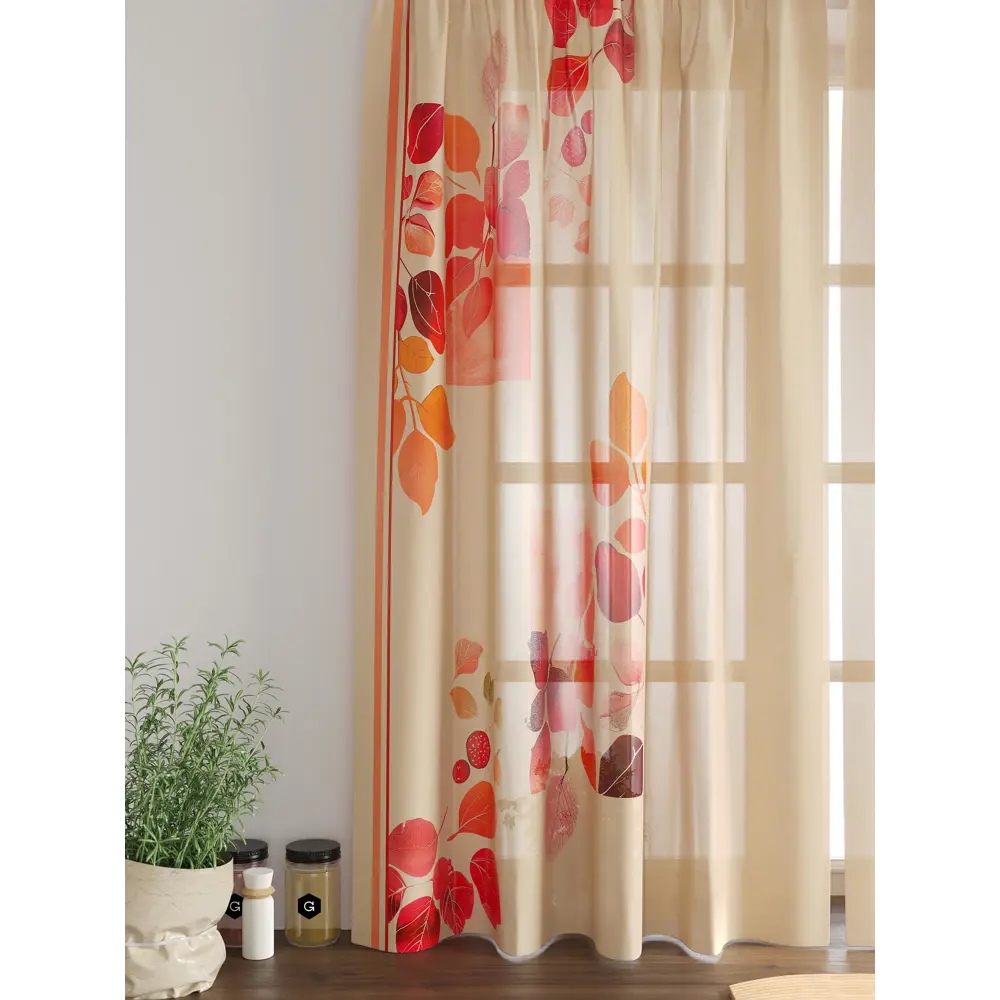 Фото 6 Комплект тюль 2 шт на ленте Comfy Way Свилс - 66 CW579066 150x160 см вуаль цвет красный Фото 6 Комплект тюль 2 шт на ленте Comfy Way Свилс - 66 CW579066 150x160 см вуаль цвет красный