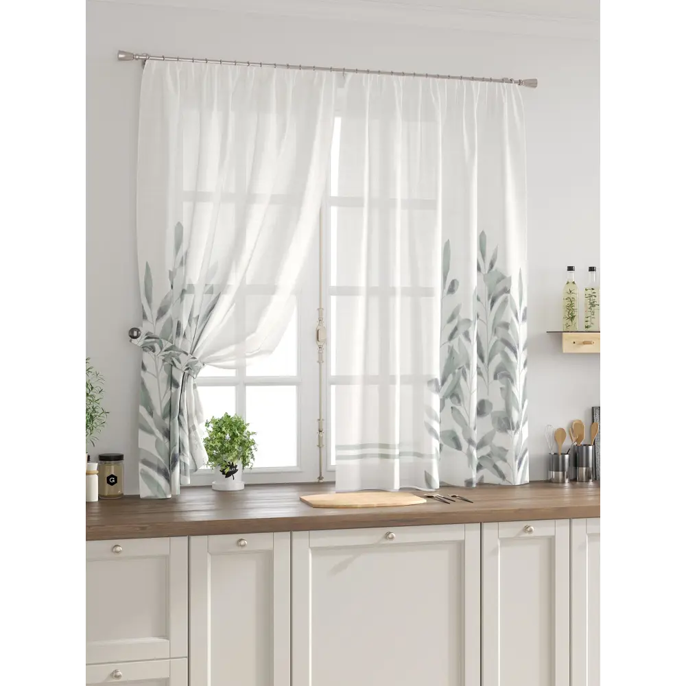 Фото Комплект тюль 2 шт на ленте Comfy Way Свилс - 95 CW579095 150x160 см вуаль цвет серый Фото Комплект тюль 2 шт на ленте Comfy Way Свилс - 95 CW579095 150x160 см вуаль цвет серый