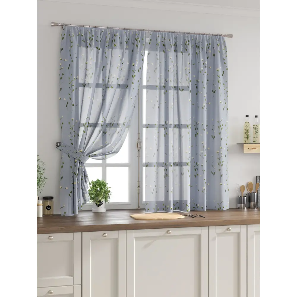 Фото Комплект тюль 2 шт на ленте Comfy Way Свилс - 08 CW579008 150x160 см вуаль цвет серый Фото Комплект тюль 2 шт на ленте Comfy Way Свилс - 08 CW579008 150x160 см вуаль цвет серый