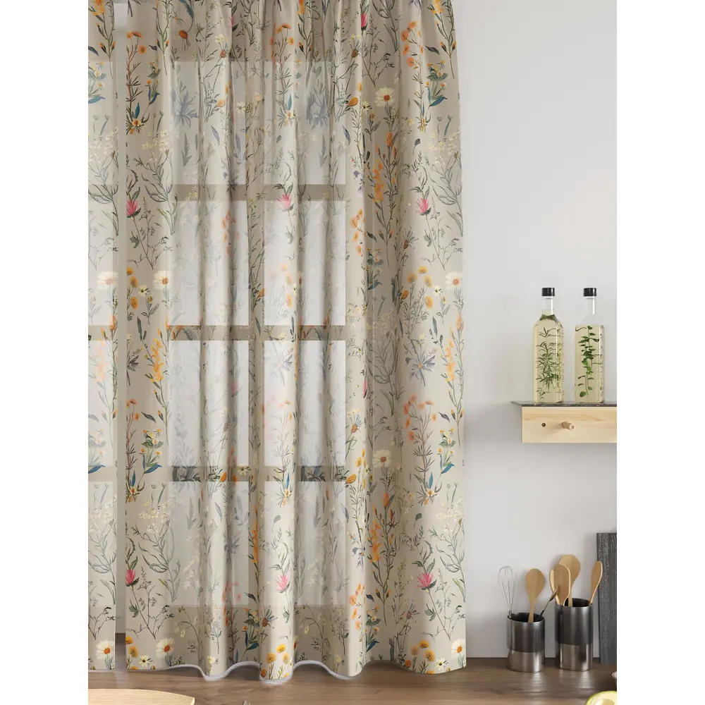 Фото 5 Комплект тюль 2 шт на ленте Comfy Way Свилс - 18 CW579018 150x160 см вуаль цвет зеленый Фото 5 Комплект тюль 2 шт на ленте Comfy Way Свилс - 18 CW579018 150x160 см вуаль цвет зеленый