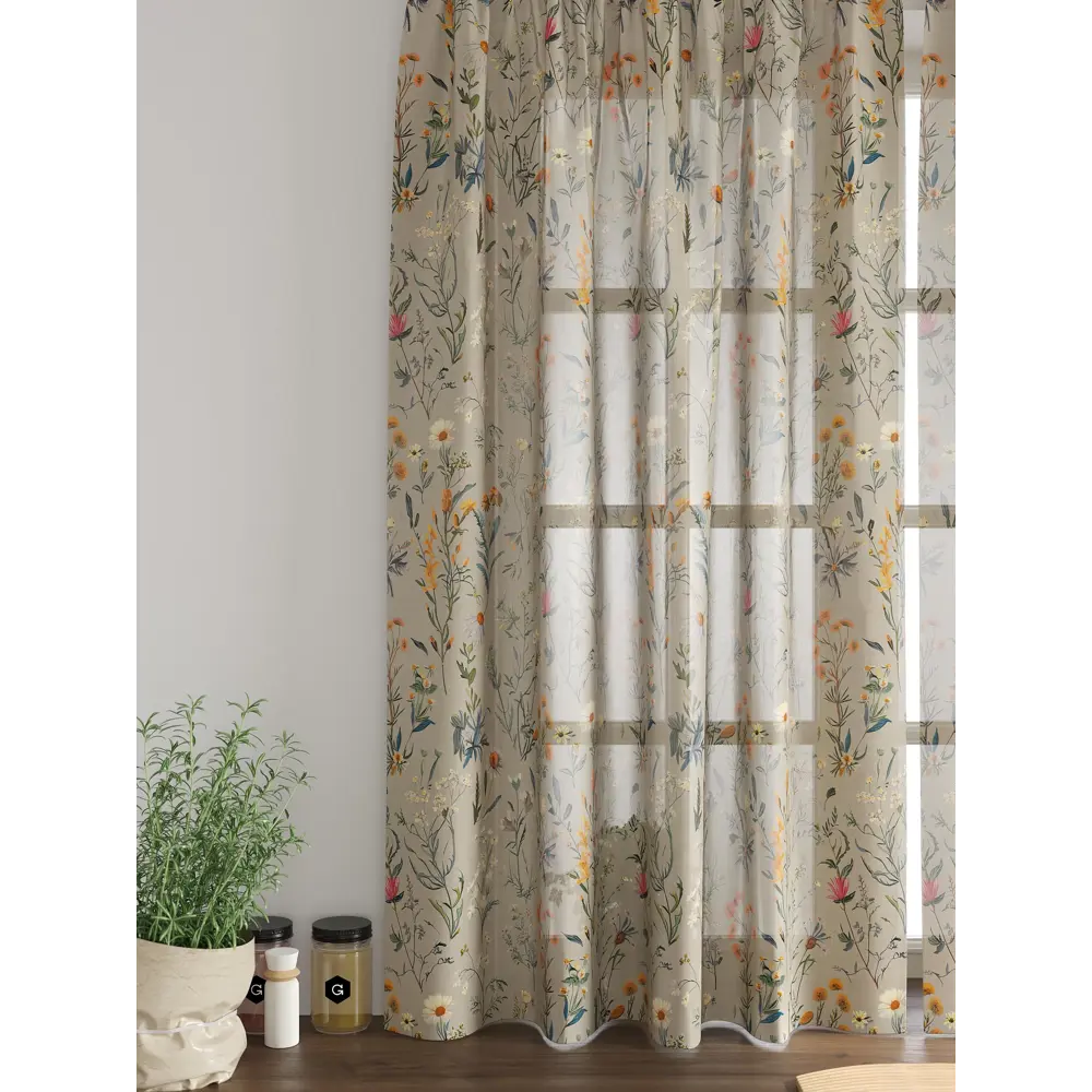Фото 6 Комплект тюль 2 шт на ленте Comfy Way Свилс - 18 CW579018 150x160 см вуаль цвет зеленый Фото 6 Комплект тюль 2 шт на ленте Comfy Way Свилс - 18 CW579018 150x160 см вуаль цвет зеленый