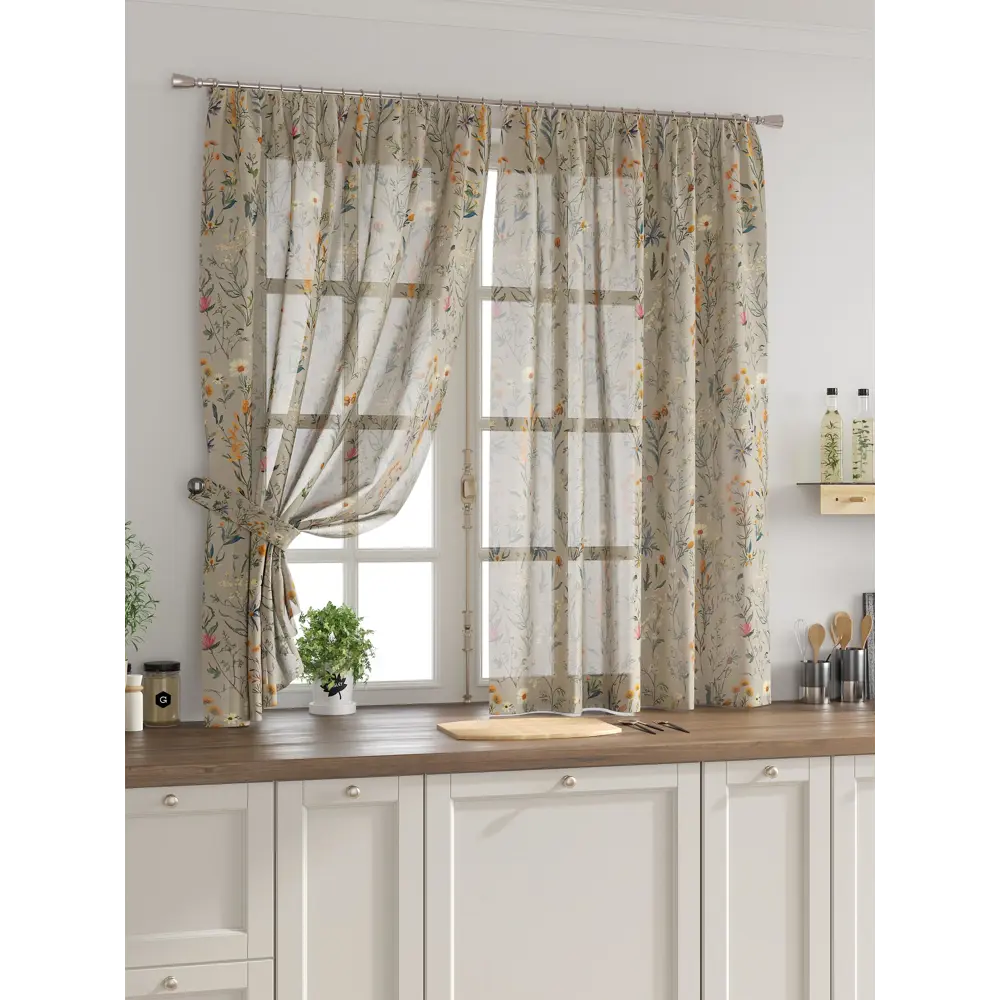 Фото Комплект тюль 2 шт на ленте Comfy Way Свилс - 18 CW579018 150x160 см вуаль цвет зеленый Фото Комплект тюль 2 шт на ленте Comfy Way Свилс - 18 CW579018 150x160 см вуаль цвет зеленый
