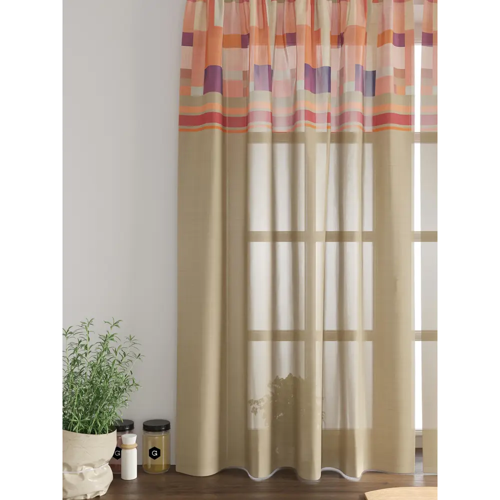Фото 6 Комплект тюль 2 шт на ленте Comfy Way Свилс - 25 CW579025 150x160 см вуаль цвет розовый Фото 6 Комплект тюль 2 шт на ленте Comfy Way Свилс - 25 CW579025 150x160 см вуаль цвет розовый