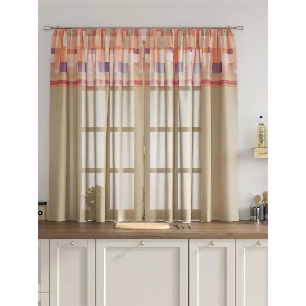 Фото 3 Комплект тюль 2 шт на ленте Comfy Way Свилс - 25 CW579025 150x160 см вуаль цвет розовый Фото 3 Комплект тюль 2 шт на ленте Comfy Way Свилс - 25 CW579025 150x160 см вуаль цвет розовый