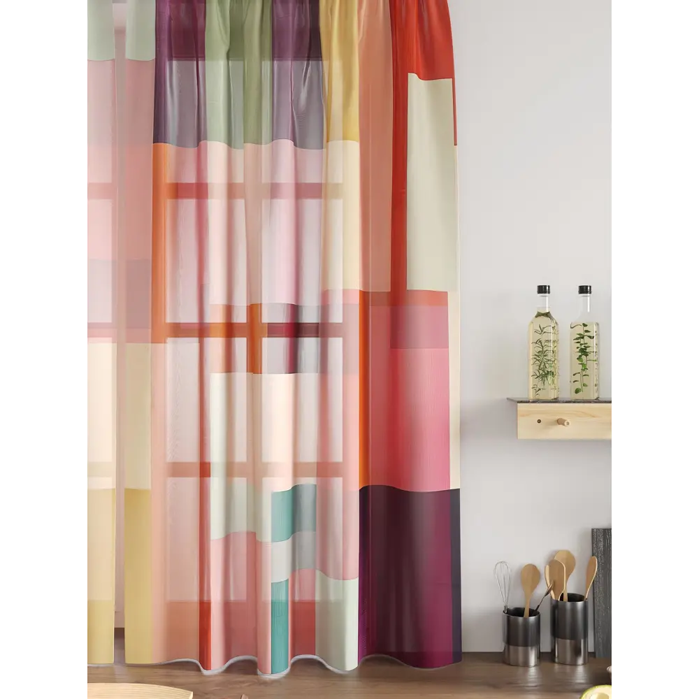 Фото 5 Комплект тюль 2 шт на ленте Comfy Way Свилс - 26 CW579026 150x160 см вуаль цвет черный Фото 5 Комплект тюль 2 шт на ленте Comfy Way Свилс - 26 CW579026 150x160 см вуаль цвет черный