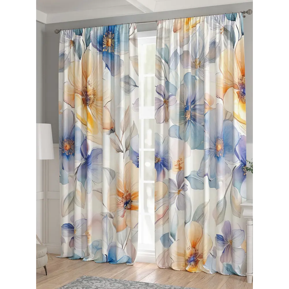 Фото 3 Комплект штор 2 шт на ленте Comfy Way Базовая Коллекция CW521288 150x240 см жаккард цвет оранжевый Фото 3 Комплект штор 2 шт на ленте Comfy Way Базовая Коллекция CW521288 150x240 см жаккард цвет оранжевый