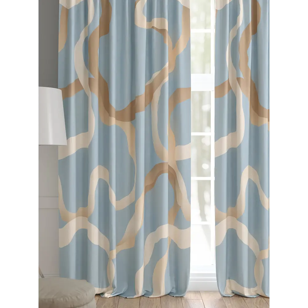 Фото 2 Комплект штор 2 шт на ленте Comfy Way Базовая Коллекция CW521290 150x240 см жаккард цвет бежевый Фото 2 Комплект штор 2 шт на ленте Comfy Way Базовая Коллекция CW521290 150x240 см жаккард цвет бежевый