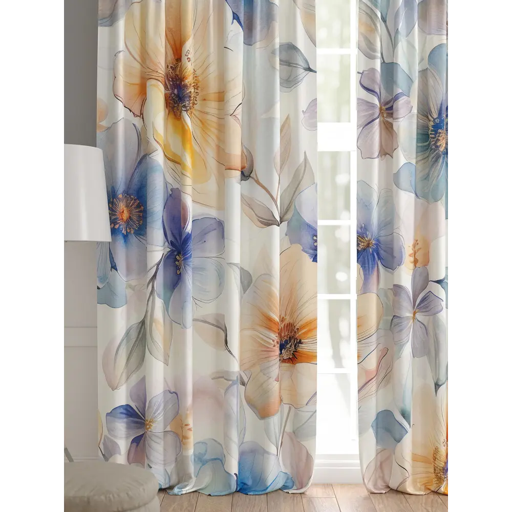 Фото 2 Комплект штор 2 шт на ленте Comfy Way Базовая Коллекция CW521288 150x240 см жаккард цвет оранжевый Фото 2 Комплект штор 2 шт на ленте Comfy Way Базовая Коллекция CW521288 150x240 см жаккард цвет оранжевый