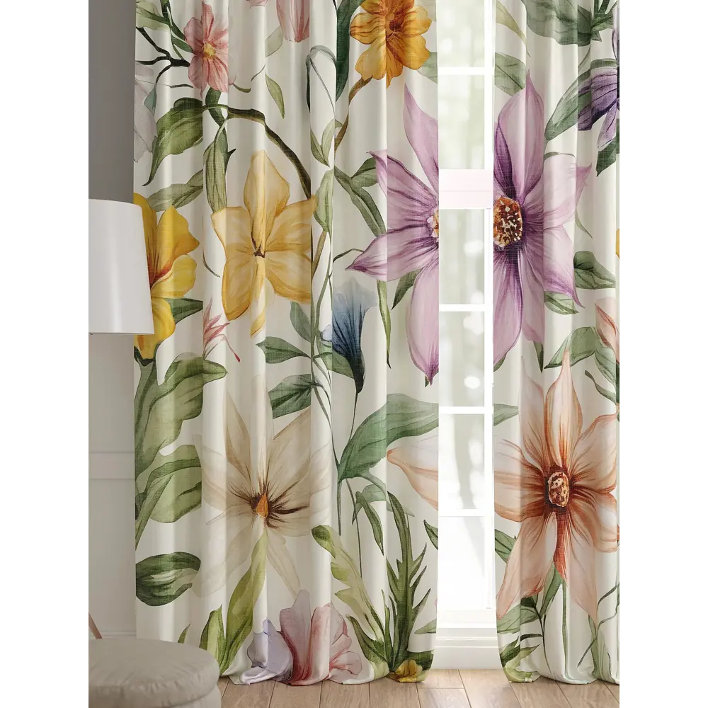 Фото 2 Комплект штор 2 шт на ленте Comfy Way Базовая Коллекция CW521287 150x240 см жаккард цвет зеленый Фото 2 Комплект штор 2 шт на ленте Comfy Way Базовая Коллекция CW521287 150x240 см жаккард цвет зеленый