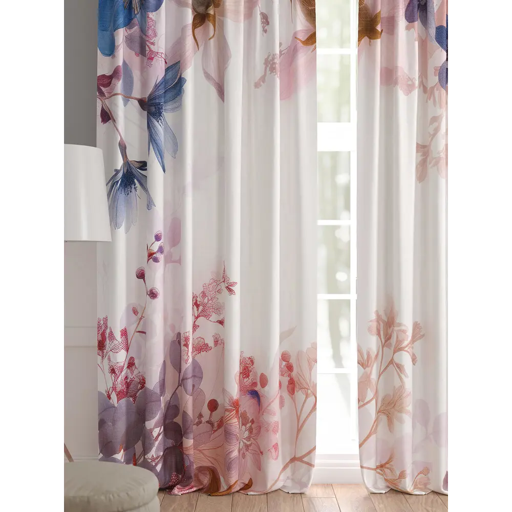 Фото 2 Комплект штор 2 шт на ленте Comfy Way Базовая Коллекция CW521286 150x240 см жаккард цвет белый Фото 2 Комплект штор 2 шт на ленте Comfy Way Базовая Коллекция CW521286 150x240 см жаккард цвет белый