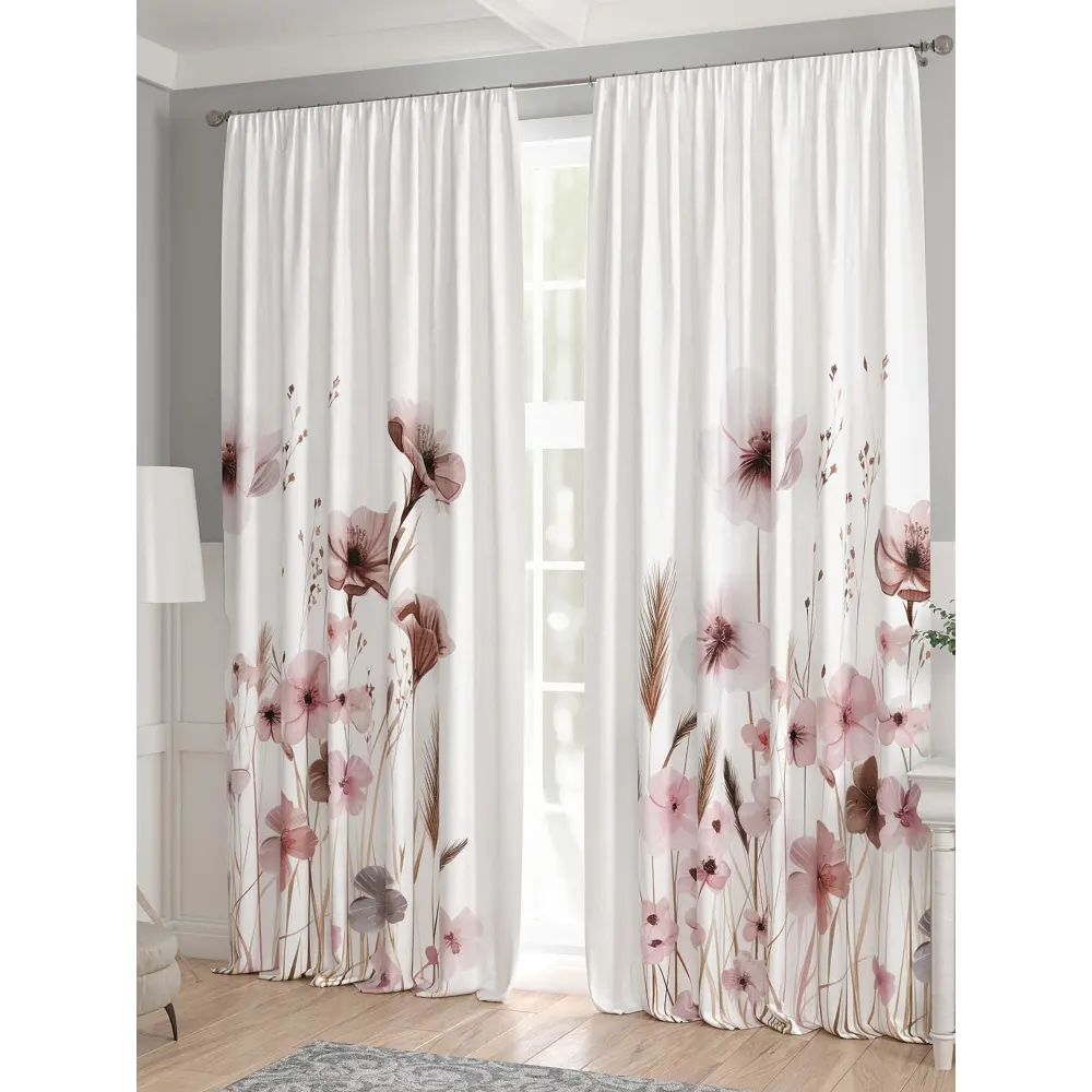 Фото 3 Комплект штор 2 шт на ленте Comfy Way Базовая Коллекция CW521283 150x240 см жаккард цвет белый Фото 3 Комплект штор 2 шт на ленте Comfy Way Базовая Коллекция CW521283 150x240 см жаккард цвет белый