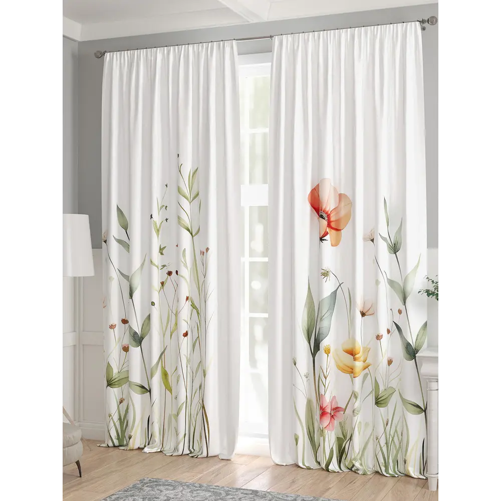 Фото 3 Комплект штор 2 шт на ленте Comfy Way Базовая Коллекция CW521284 150x240 см жаккард цвет зеленый Фото 3 Комплект штор 2 шт на ленте Comfy Way Базовая Коллекция CW521284 150x240 см жаккард цвет зеленый