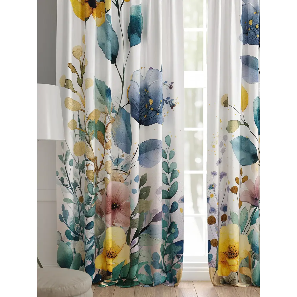 Фото 2 Комплект штор 2 шт на ленте Comfy Way Базовая Коллекция CW521281 150x240 см жаккард цвет белый Фото 2 Комплект штор 2 шт на ленте Comfy Way Базовая Коллекция CW521281 150x240 см жаккард цвет белый