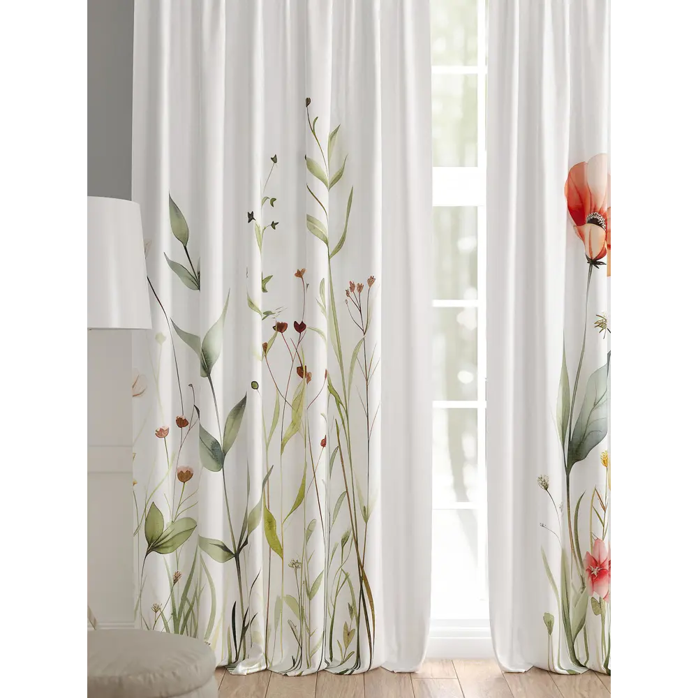 Фото 2 Комплект штор 2 шт на ленте Comfy Way Базовая Коллекция CW521284 150x240 см жаккард цвет зеленый Фото 2 Комплект штор 2 шт на ленте Comfy Way Базовая Коллекция CW521284 150x240 см жаккард цвет зеленый