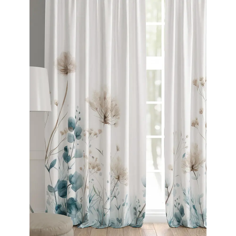 Фото 2 Комплект штор 2 шт на ленте Comfy Way Базовая Коллекция CW521272 150x240 см жаккард цвет синий