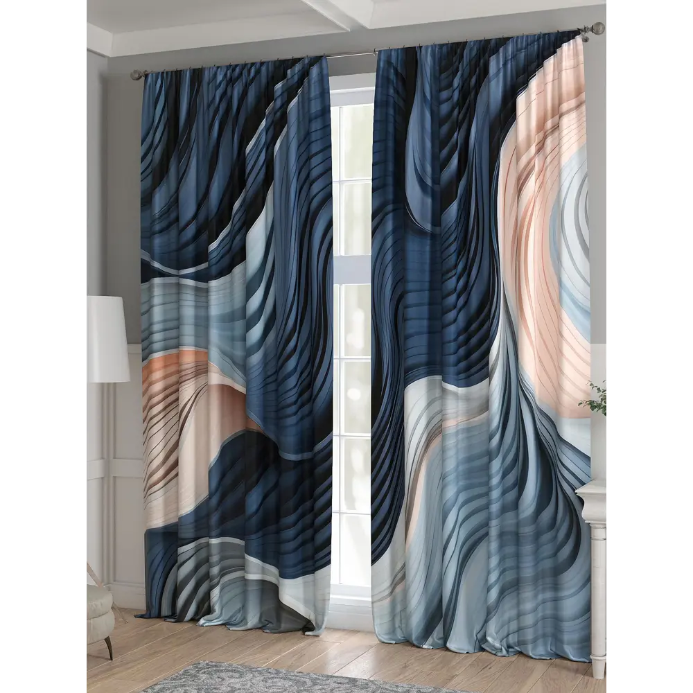 Фото 3 Комплект штор 2 шт на ленте Comfy Way Базовая Коллекция CW521274 150x240 см жаккард цвет розовый Фото 3 Комплект штор 2 шт на ленте Comfy Way Базовая Коллекция CW521274 150x240 см жаккард цвет розовый