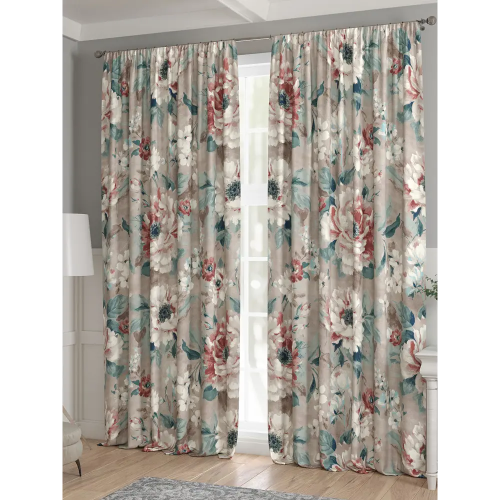 Фото 3 Комплект штор 2 шт на ленте Comfy Way Базовая Коллекция CW521263 150x240 см жаккард цвет зеленый Фото 3 Комплект штор 2 шт на ленте Comfy Way Базовая Коллекция CW521263 150x240 см жаккард цвет зеленый