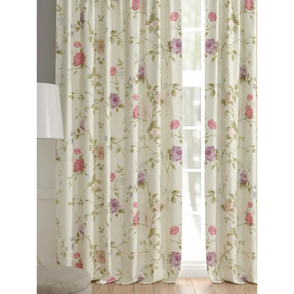 Фото 2 Комплект штор 2 шт на ленте Comfy Way Базовая Коллекция CW521256 150x240 см жаккард цвет зеленый Фото 2 Комплект штор 2 шт на ленте Comfy Way Базовая Коллекция CW521256 150x240 см жаккард цвет зеленый