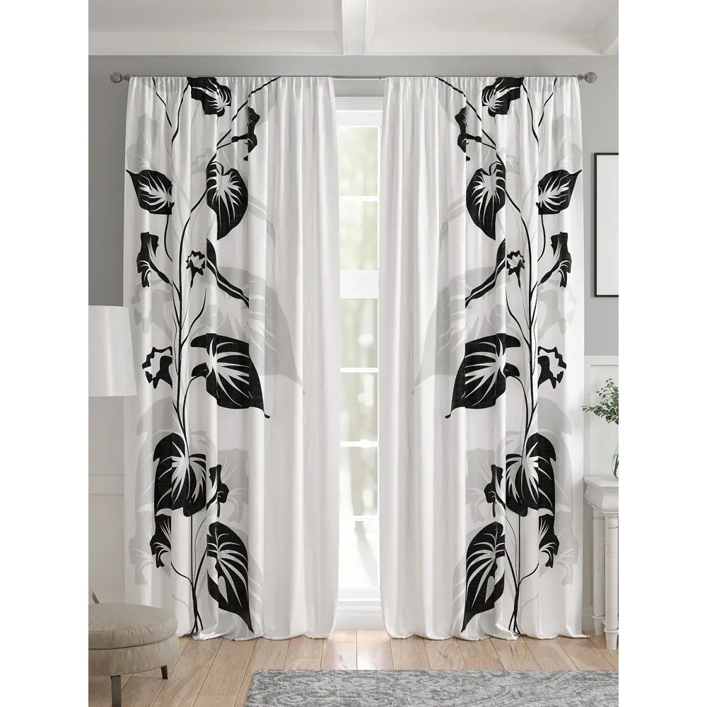 Фото 4 Комплект штор 2 шт на ленте Comfy Way Базовая Коллекция CW521239 150x240 см жаккард цвет серый Фото 4 Комплект штор 2 шт на ленте Comfy Way Базовая Коллекция CW521239 150x240 см жаккард цвет серый