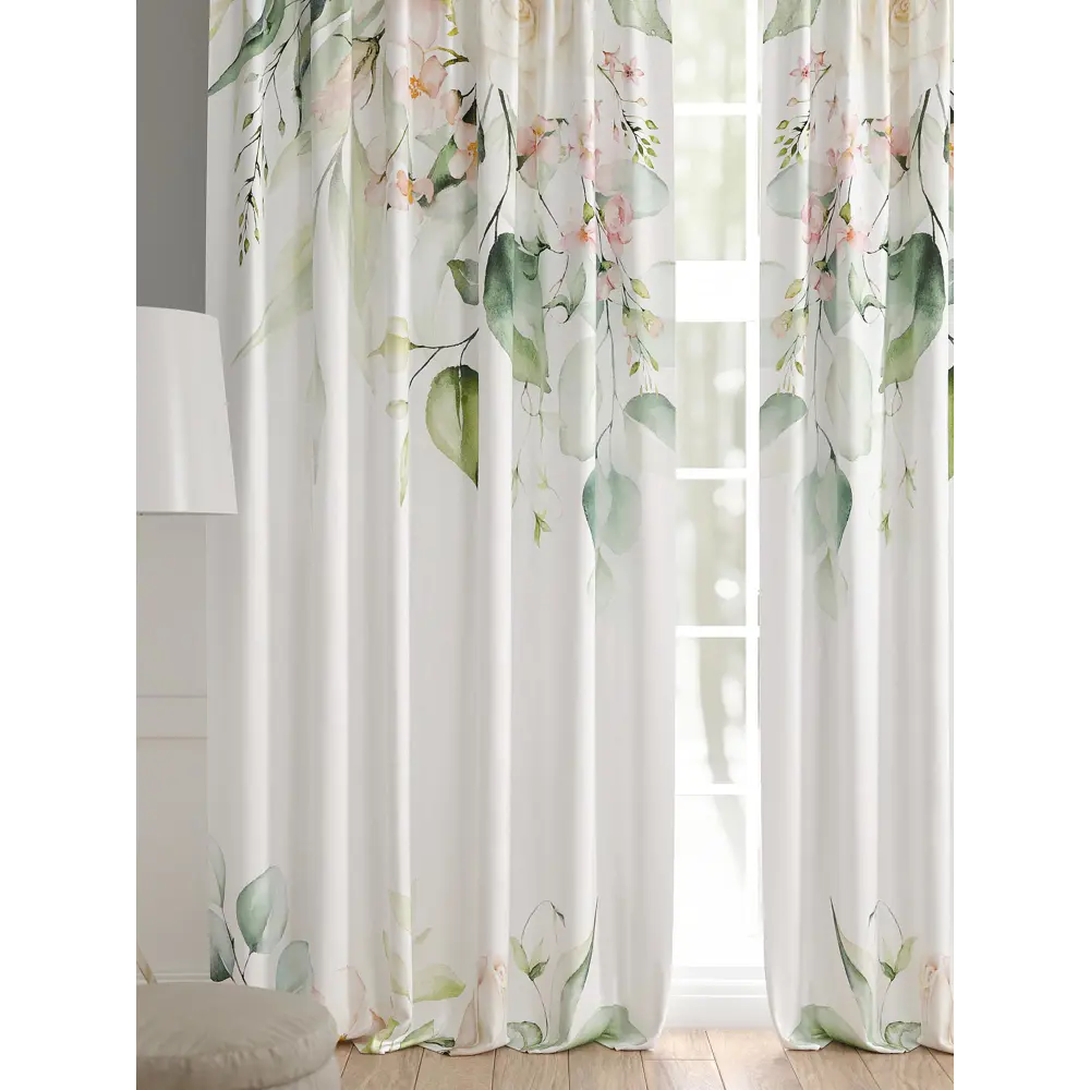 Фото 2 Комплект штор 2 шт на ленте Comfy Way Базовая Коллекция CW521240 150x240 см жаккард цвет белый Фото 2 Комплект штор 2 шт на ленте Comfy Way Базовая Коллекция CW521240 150x240 см жаккард цвет белый
