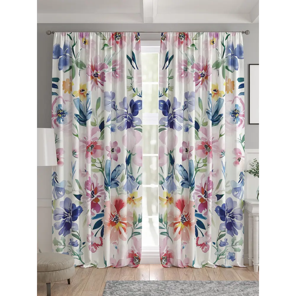 Фото 4 Комплект штор 2 шт на ленте Comfy Way Базовая Коллекция CW521242 150x240 см жаккард цвет зеленый Фото 4 Комплект штор 2 шт на ленте Comfy Way Базовая Коллекция CW521242 150x240 см жаккард цвет зеленый