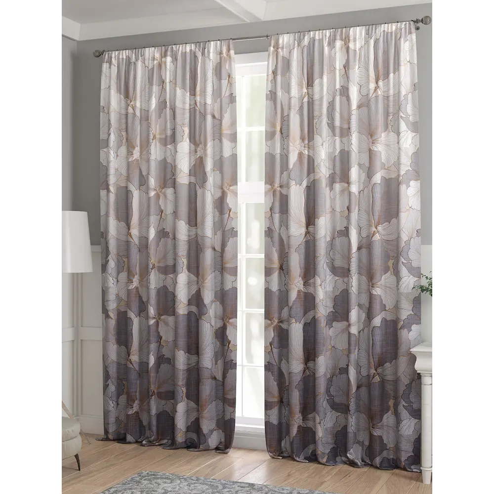 Фото 3 Комплект штор 2 шт на ленте Comfy Way Базовая Коллекция CW521232 150x240 см жаккард цвет бежевый Фото 3 Комплект штор 2 шт на ленте Comfy Way Базовая Коллекция CW521232 150x240 см жаккард цвет бежевый