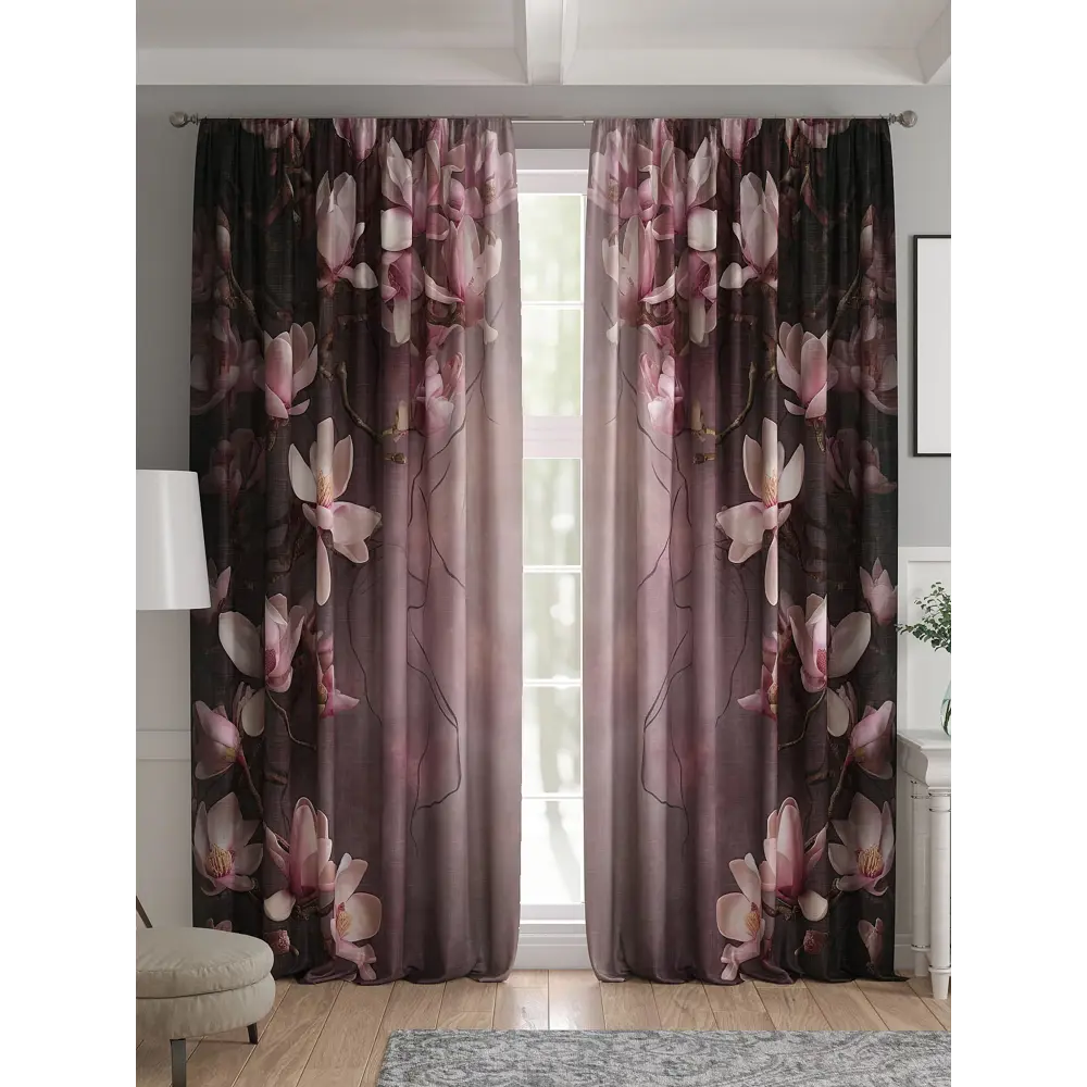 Фото 4 Комплект штор 2 шт на ленте Comfy Way Базовая Коллекция CW521231 150x240 см жаккард цвет серый Фото 4 Комплект штор 2 шт на ленте Comfy Way Базовая Коллекция CW521231 150x240 см жаккард цвет серый